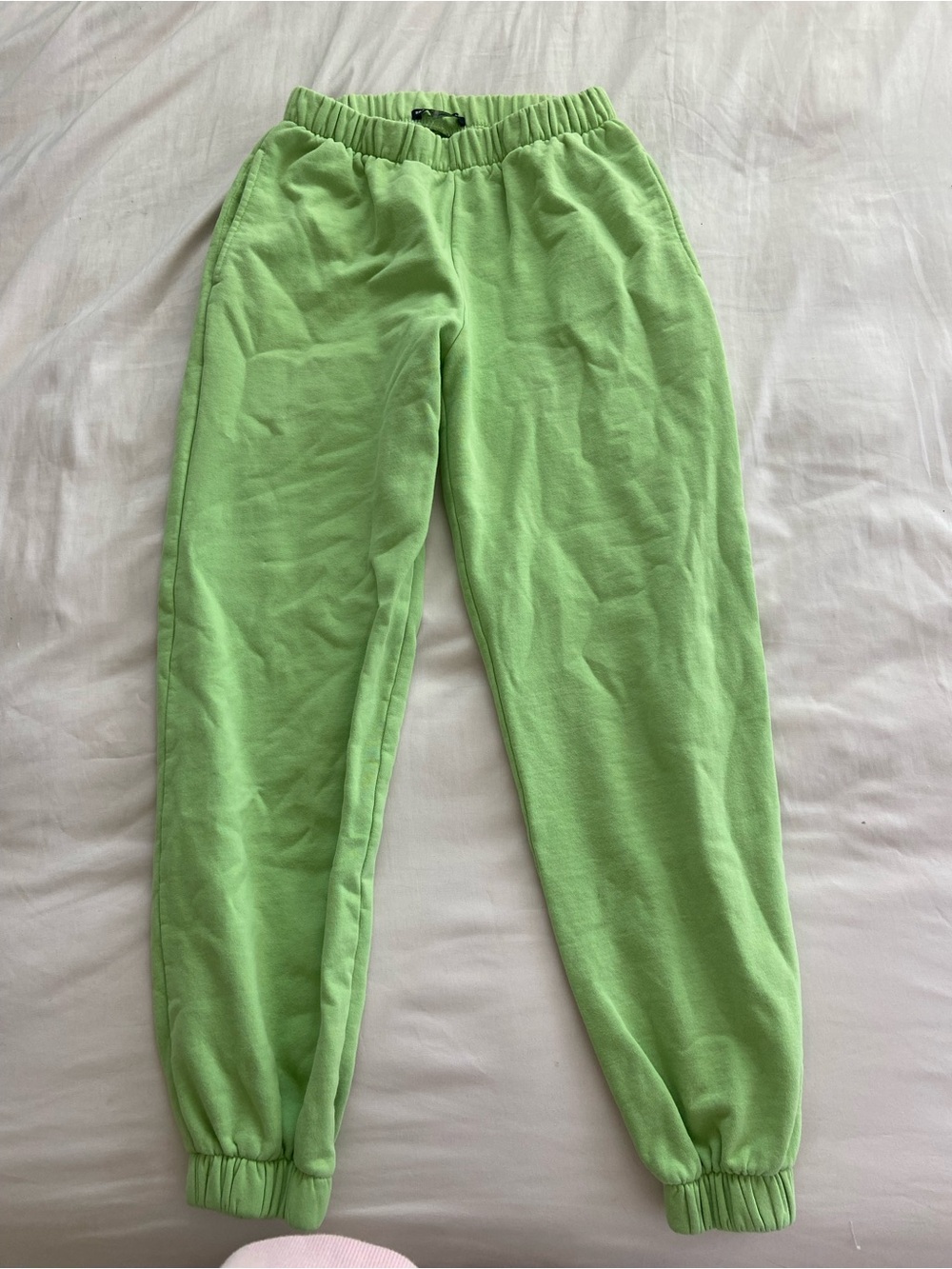 Brandy Melville Lime Green Sweatpants